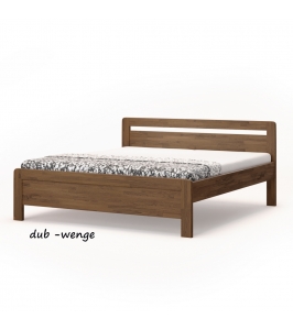 Masívna dubová posteľ Karlo Klasik