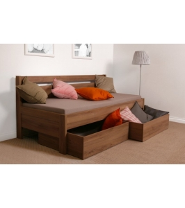 Masívna dubová posteľ Tina