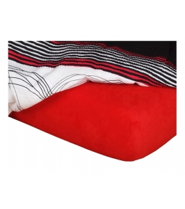 Detská jersey plachta červená