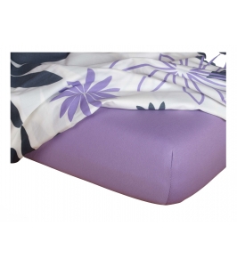 Detská jersey plachta fialová