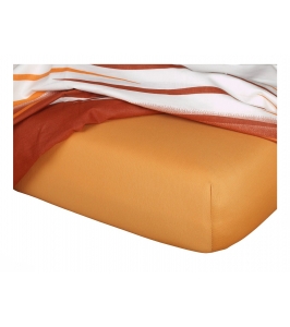 Detská jersey plachta karamelová