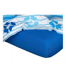 Detská jersey plachta kráľovská modrá