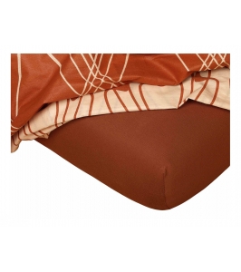 Detská jersey plachta nugátová