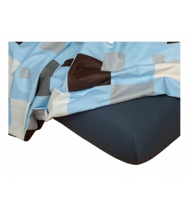 Detská jersey plachta tmavo šedá