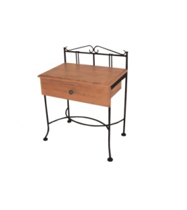 Nočný stolík Sardegna s drevenou zásuvkou