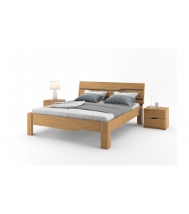 Masívna dubová posteľ Elen