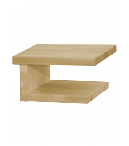 Masívny bukový závesný nočný stolík TNS 9 (pre študentské postele)